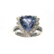 APP: 11.1k Fine Jewelry 14 KT White Gold, 5.15CT Tanzanite And Diamond Ring