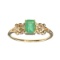 APP: 0.8k Fine Jewelry, Designer Sebastian 14 KT Gold, 0.61CT Emerald And Diamond Ring