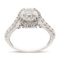 APP: 19.6k *1.52ct CENTER Diamond 18K White Gold Ring (2.20ctw Diamonds) (Vault_R7_21816)