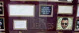 *Beatles Signed Copied Bank Checks Collage