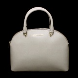 Gorgeous Brand New Never Used Bisque Michael Kors Large Dome Satchel Tag Price $378.00