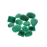 APP: 7.5k 100.44CT Various Shapes Green Emeral Parcel - Great Investment-