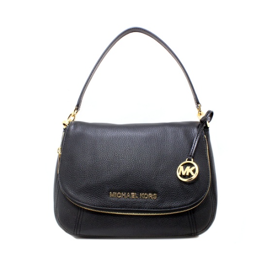 Gorgeous Brand New Never Used Black Michael Kors Medium Convertible Shoulder Tag Price $328.00