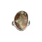 APP: 0.9k Fine Jewelry 12.00CT Free Form Multicolor Boulder Brown Opal And Sterling Silver Ring