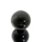 APP: 2.2k Rare 1,607.50CT Sphere Cut Black Agate Gemstone