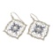 APP: 1.7k Fine Jewelry 2.79CT Blue And White Sapphire Sterling Silver Earrings