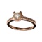 APP: 9.1k Fine Jewelry 14 kt. Rose Gold, 0.74CT Round Cut Diamond Ring