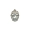 APP: 1k Fine Jewerly 2.00CT Oval Cut Aquamarine And White Sapphire Sterling Silver Pendant