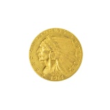 1914-D $2.50 U.S. Indian Head Gold Coin