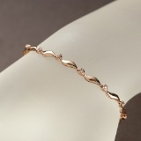 APP: 2.2k *Fine Jewelry 14KT Rose Gold, 0.15CT Round Brilliant Cut Diamond Bracelet (VGN A-306) (Vau