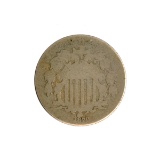 1870 Shield Nickel Coin