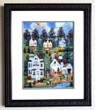 Wooster Scott - ''''The Country Auction'''' Framed Giclee Original Signature & Numbered Editon