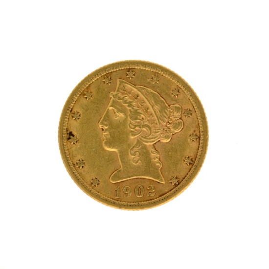 *1902-S Liberty Head Gold Coin (DF)