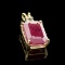 APP: 3.2k Fine Jewelry 14 kt. Gold, 7.04CT Ruby And Diamond Pendant