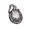 Fine Jewelry 10.18CT Ametyst Quartz And Colorless Topaz Platinum Over Sterling Silver Pendant