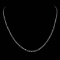 *Fine Jewelry 14 KT White Gold, 4.5GR, 18'' Medium Twisted Round Link Chain (GL 4.5-16)