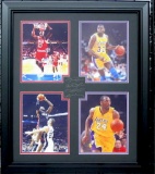 Kobe, Lebron, Jordan, Magic  - Engraved Signatures