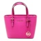 Gorgeous Brand New Never Used Fuschia Crossbody Carryall Top Zip Tote Handbag Tag Price $268.00