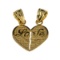 Exquisite 14 kt. Gold, Heart Charm