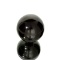 APP: 1.5k Rare 811.50CT Sphere Cut Black Agate Gemstone