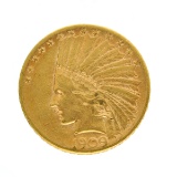 Extremely Rare 1909-S $10 U.S. Indian Head Gold Coin