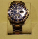 *Rolex Mens Submariner Watch, Ceramic Bezel -P-