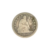 1888-S Liberty Seated Quarter Dollar Coin