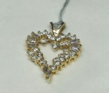 *Fine Jewelry 14 KT Gold, 0.80CT Diamond Pendant (FJ F379)