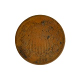 1869 Two-Cent Coin