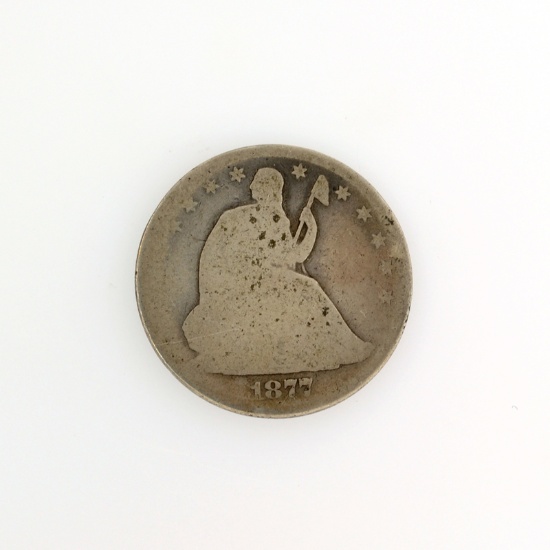 1877 Liberty Seated Half Dolla Coin