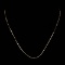 *Fine Jewelry 14 KT White Gold, 2.0GR, 18'' Corrugated Oval Chain (GL 2-12.)