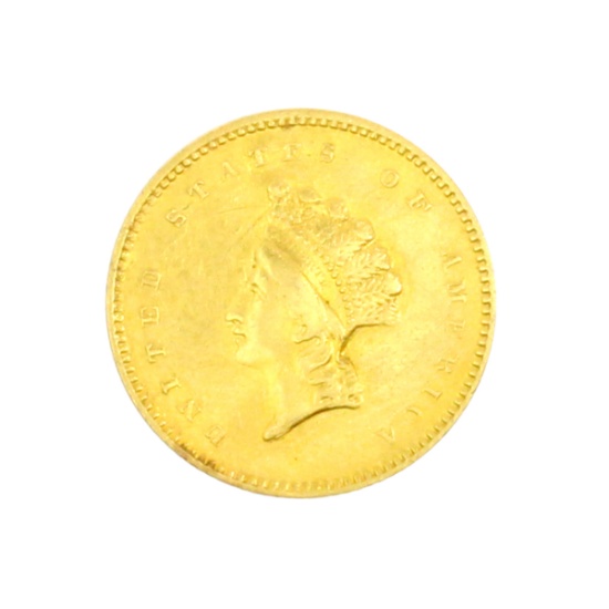 Rare 1854 $1 U.S. Indian Head Gold Coin