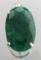 APP: 11.5k Fine Jewelry Designer Sebastian 260.36CT Oval Cut Emerald and Sterling Silver Pendant