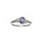 APP: 0.6k Fine Jewelry Designer Sebastian 0.25CT Tanzanite And Topaz Sterling Silver Ring