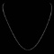 *Fine Jewelry 14 KT White Gold, 3.6GR, 18'' Double Bead Chain (GL 3.6-8)