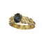 APP: 1.3k 14 kt. Gold, 1.21CT Bue And White Sapphire Ring