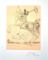 SALVADOR DALI (After) Don Quioxte in Sepia Lithograph, 184 of 500