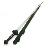 Large Ornamental Sword - Antique Copper with Inset Stones