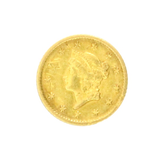 Rare 1851-O $1 U.S. Liberty Head Gold Coin