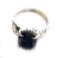 APP: 1.7k Fine Jewelry Designer Sebastian 5.87CT Oval Cut Blue Sapphire and Sterling Silver Ring