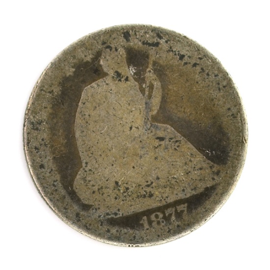 1877 Liberty Seated Half Dollar Coin  Coin