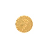 Extremely Rare 1853 $1 U.S. Liberty Head Gold Coin - Great Investment