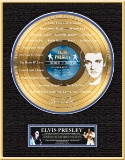 ELVIS PRESLEY ''The Number One Hits'' Etched Gold LP