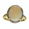 APP: 2.6k 14 kt. Yellow/White Gold, 2.71CT Opal And Diamond Ring