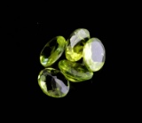 APP: 1.2k 6.11CT Oval Cut Green Peridot Parcel