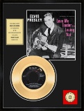 ELVIS PRESLEY ''Love Me Tender'' Gold Record