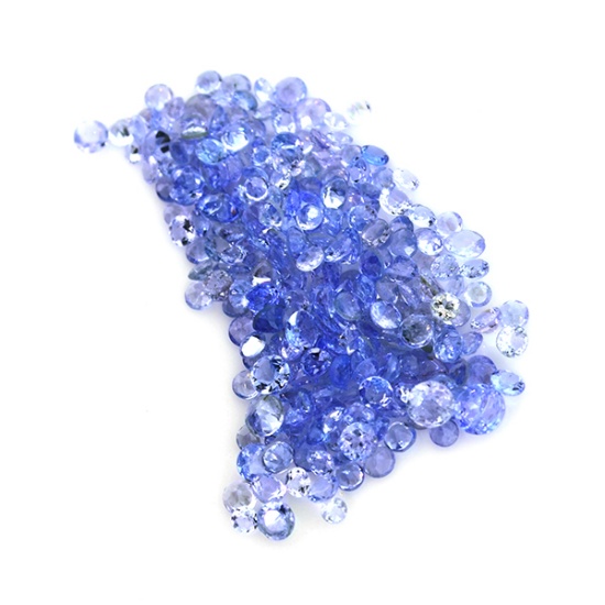 APP: 1.2k 12CT Round Cut Tanzanite Parcel