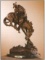 *Very Rare Small Outlaw Bronze by Frederic Remington 9.5'''' x 7.5''''  -Great Investment- (SKU-AS)