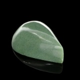 APP: 6.9k 433.00CT Pear Cut Cabochon Green Guatemala Jade Gemstone