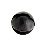APP: 1.7k Rare 1,112.00CT Sphere Cut Black Agate Gemstone